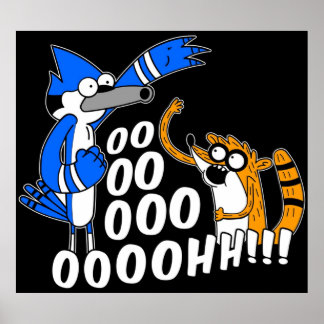 Poster Rigby e Mordecai