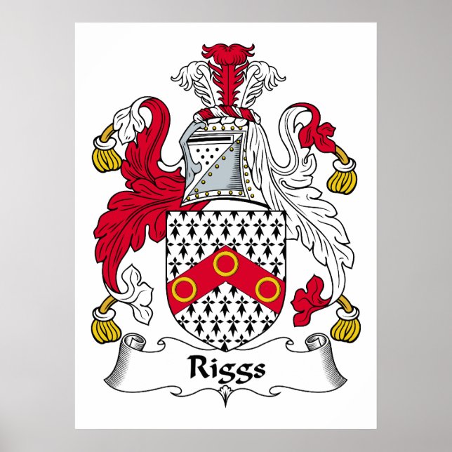 Pôster Riggs Family Crest (Frente)