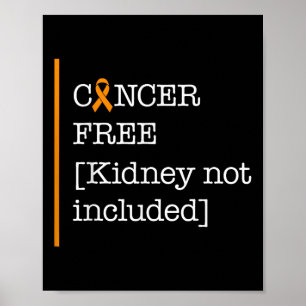 Poster Rim Sem Cancer Do cancer de rim Não Inc