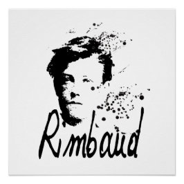 Pôster RIMBAUD Retrato Graphic Art Perfect Poster