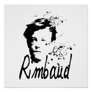 Pôster RIMBAUD Retrato Graphic Art Perfect Poster