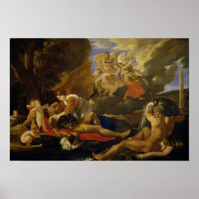 Pôster Rinaldo e Armida (Frente)