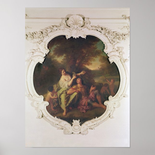 Pôster Rinaldo e Armida, de Gerusalemme Liberata (Frente)