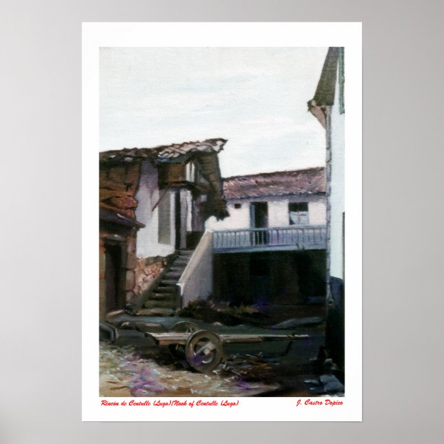 Pôster Rincón de Centulle (Lugo)/Nook of Centulle (Lugo) (Frente)