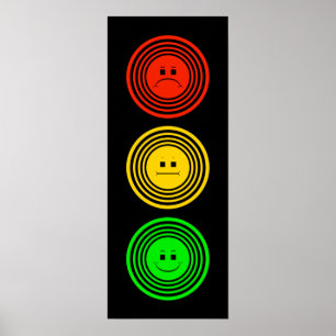 Poster Ringed Moody Stoplight