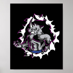 Poster Rinomusculatura Malhação Aumento de Peso