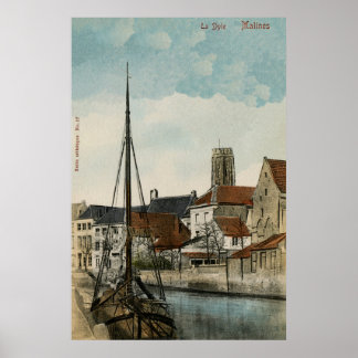 Poster Rio 1890 Mechelen Malines Dyle