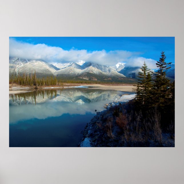 Pôster Rio Athabasca, Parque Nacional Jasper, Alberta (Frente)