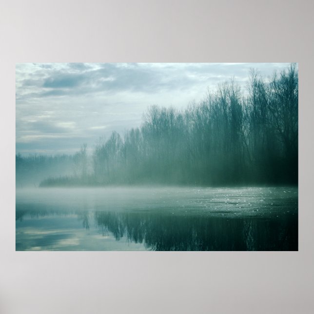 Poster Rio Azul Mist (Frente)