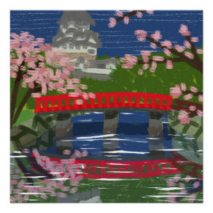 Pôster Rio Castelo de Himeji