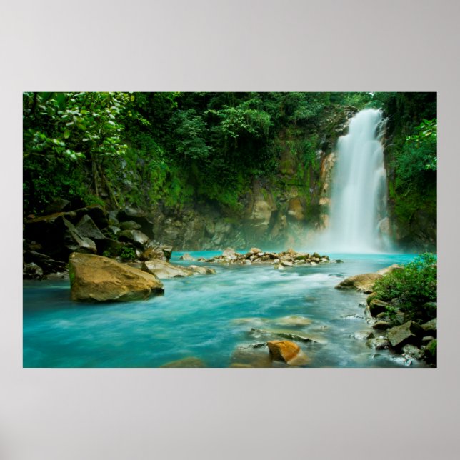 Poster Rio Celeste Falls (Frente)