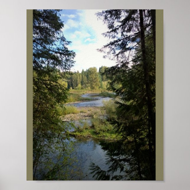 Poster Rio Clackamas, OR (Frente)