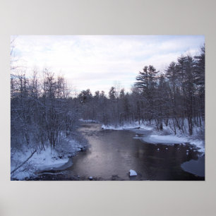 Poster Rio de inverno