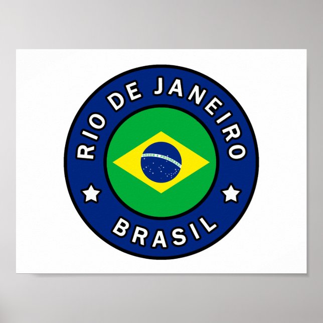 Poster Rio de Janeiro Brasil (Frente)