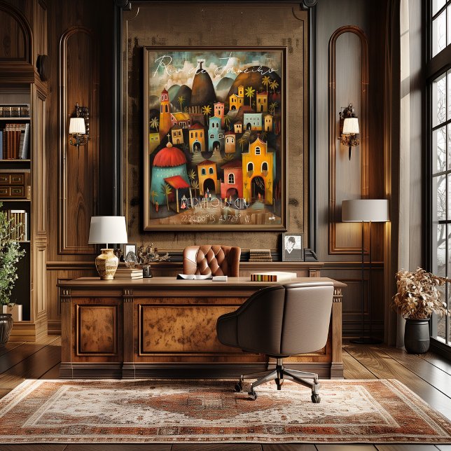 Pôster Rio de Janeiro: Marvelous City - Whimsical Art (Criador carregado)