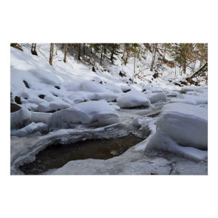 Pôster Rio de Montanha de Inverno – Wild Nature Romênia