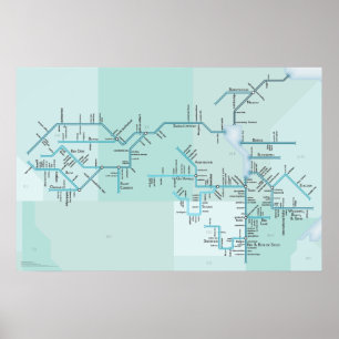 Pôster Rio de Nelson e lago Winnipeg, 30" x 20"