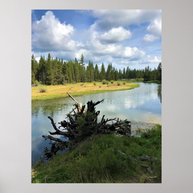 Poster Rio Deschutes, OR (Frente)