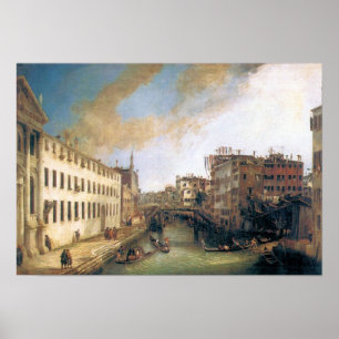 Pôster Rio do Canal- de Giovanni Antonio de Mendicanti