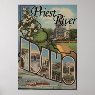Pôster Rio do padre, Idaho - grandes cenas da letra