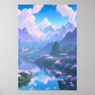 Poster Rio em um Vale Bonito