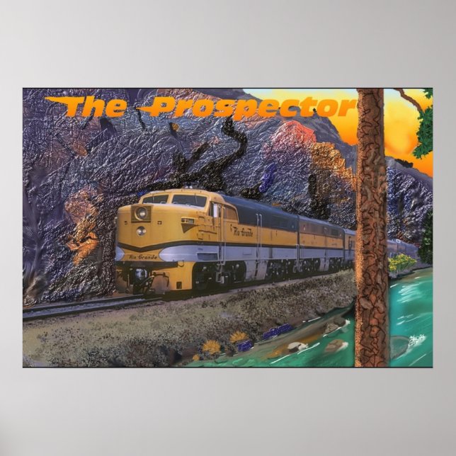 Poster Rio Grande Prospector in the Royal Gorge (Frente)