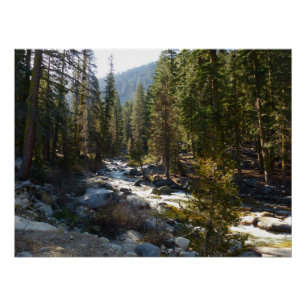 Pôster Rio Kaweah no Parque Nacional de Sequoia