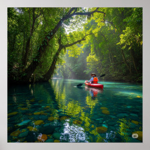 Poster Rio Kayaking Jungle