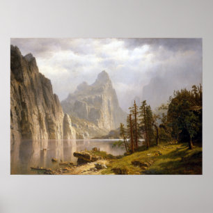 Poster Rio Merced Albert Bierstadt, Vale de Yosemite