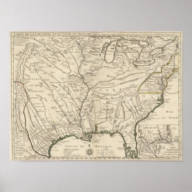 Pôster Rio Mississippi (Frente)