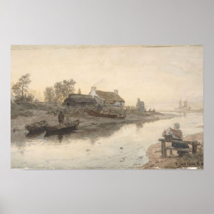 Poster Rio Mouth em Brodick, Arran, Escócia (1877)