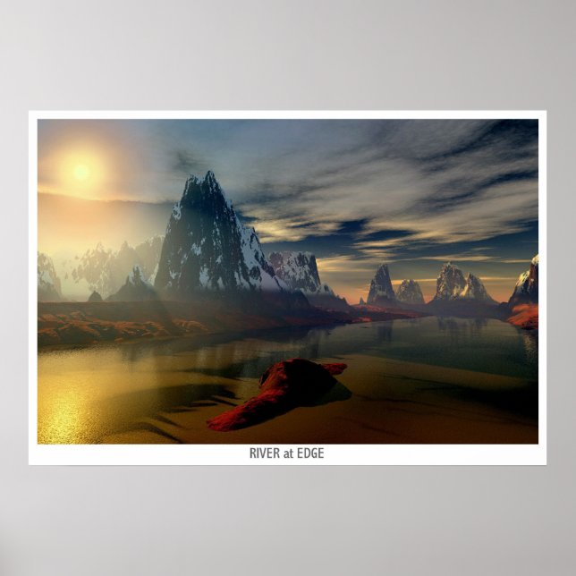 Pôster Rio na margem do mundo (Frente)