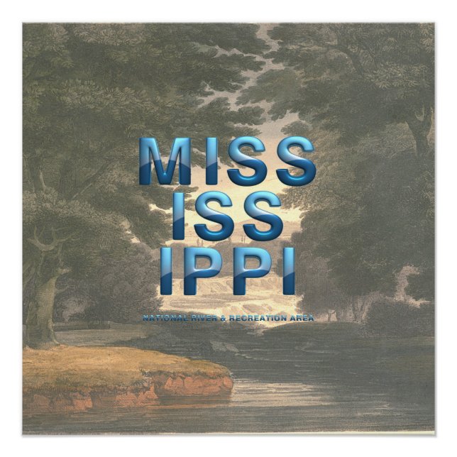 Pôster Rio Nacional ABH Mississippi (Frente)