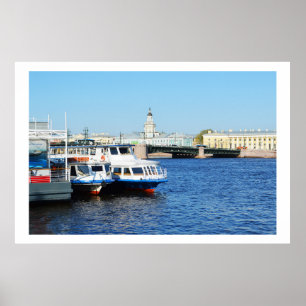 Poster Rio Neva, St Petersburg