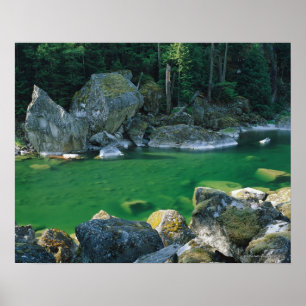 Poster Rio no parque nacional da cascata norte