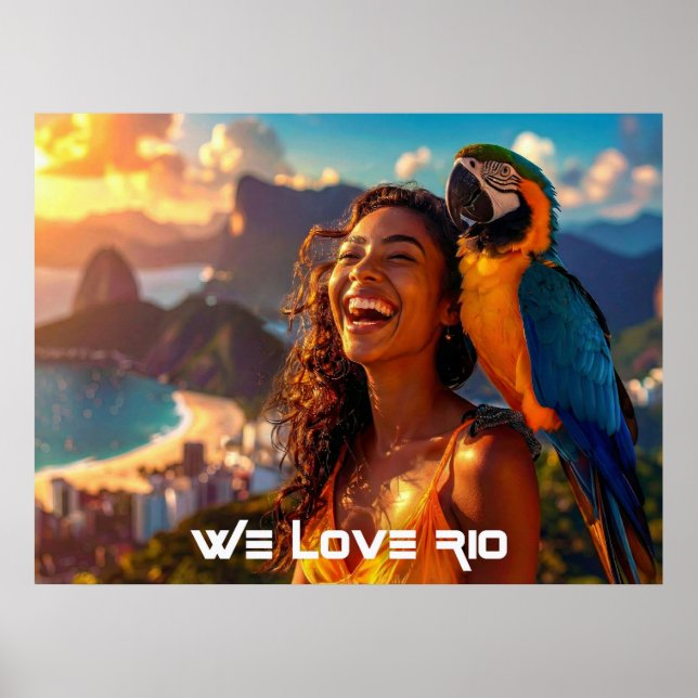 POSTER RIO - NÓS AMAMOS O RIO - (Frente)