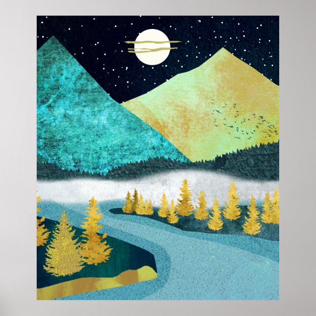 Poster Rio ouro (Frente)