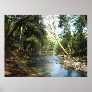 Poster Rio Paz e Tranquilidade