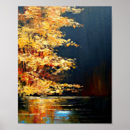 Poster Rio, pintura de abstrato.