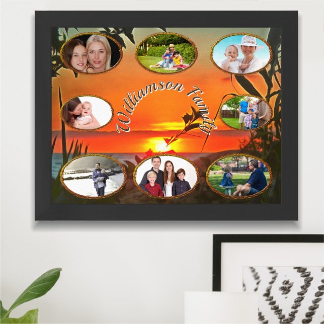 Poster Rio Pitillal Family Photo Collage 2009 Art Print (Criador carregado)