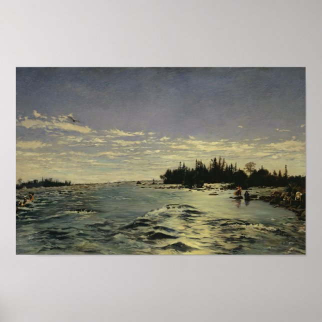 Poster Rio Rapids of Santo Marys (1868) (Frente)