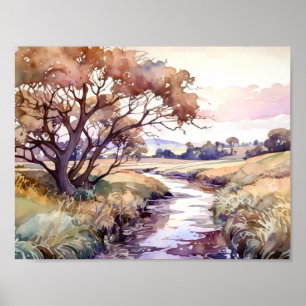 Poster Rio Rural Watercolor