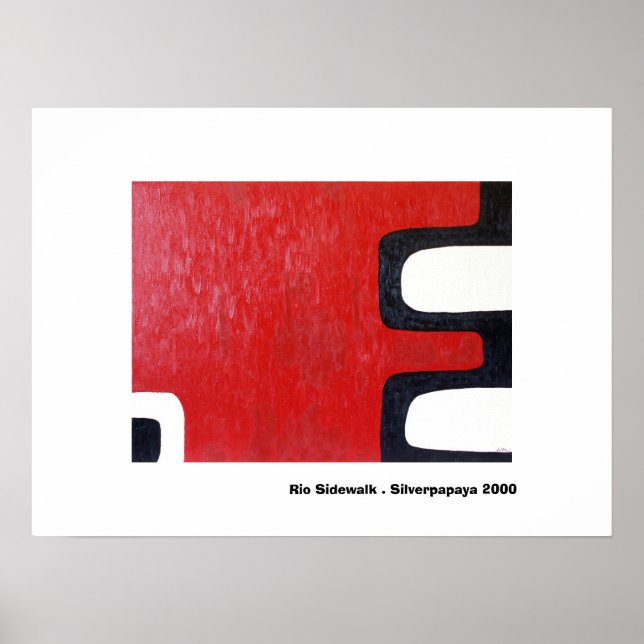 Pôster Rio Sidewalk. Silverpapaya 2000 (Frente)