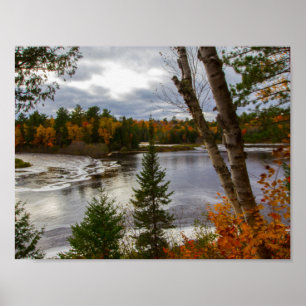 Poster Rio Tahquamenon em Fall, Michigan