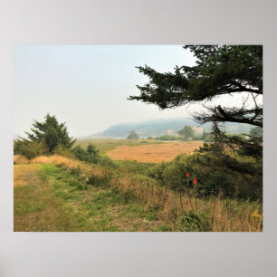 Poster Rio Trail em Cape Blanco, Oregon Costa