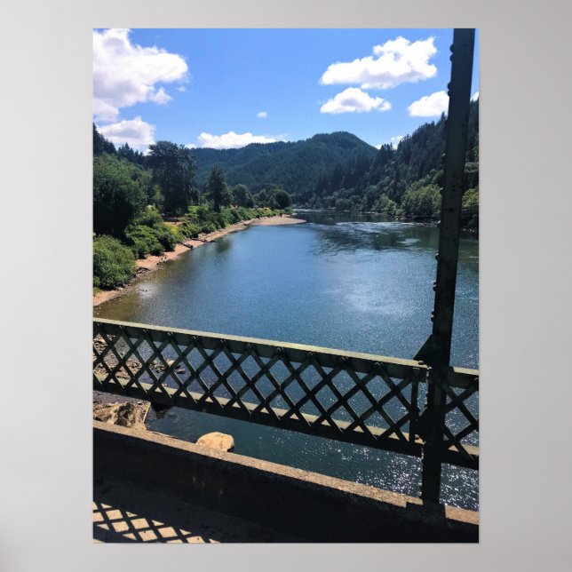 Poster Rio Umpqua, OR (Frente)