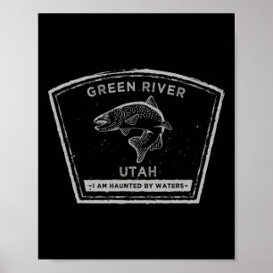 Poster Rio Verde Utah Pesca com Mosca