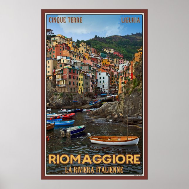 Poster Riomaggiore Harbor (Frente)