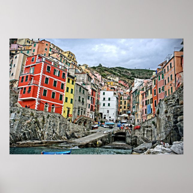 Poster Riomaggiore, Itália (Frente)