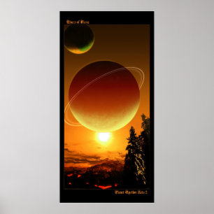 Pôster Rios da chama - Zeta 2 do épsilon do planeta
